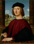Portrait of a Young Man in Red Poster | Raphael Art Print (1505)