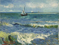 Seascape near Les Saintes-Maries-de-la-Mer Poster | Vincent van Gogh Art Print (1888)