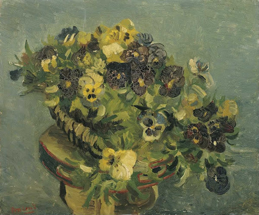 Basket of Pansies Poster | Vincent van Gogh Art Print (1887)