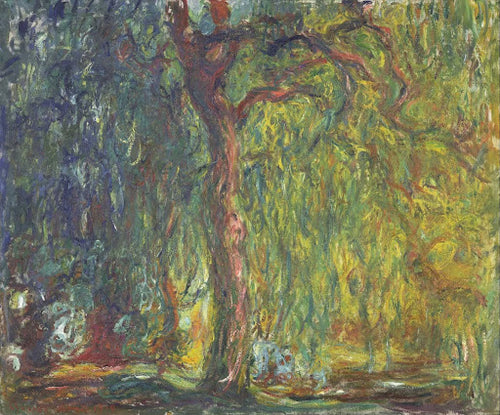 Weeping Willow Poster | Claude Monet Art Print (1918)