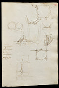 Codex Trivulzianus Page 31 Poster | Leonardo da Vinci Art Print (1487)