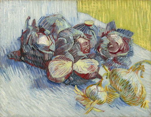 Red Cabbages and Onions Poster | Vincent van Gogh Art Print (1887)