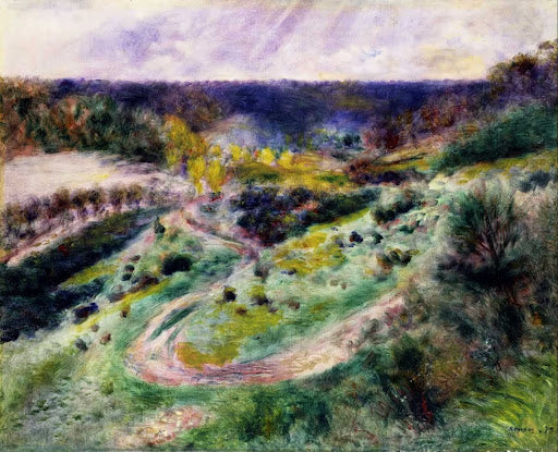 Road at Wargemont Poster | Pierre-Auguste Renoir Art Print (1879)