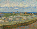 Peach Trees in Blossom Poster | Vincent van Gogh Art Print (1889)