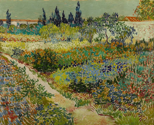 Garden at Arles Poster | Vincent van Gogh Art Print (1888)