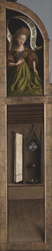 Ghent Altarpiece: Annunciation Room Poster | Hubert and Jan van Eyck Art Print (1432)