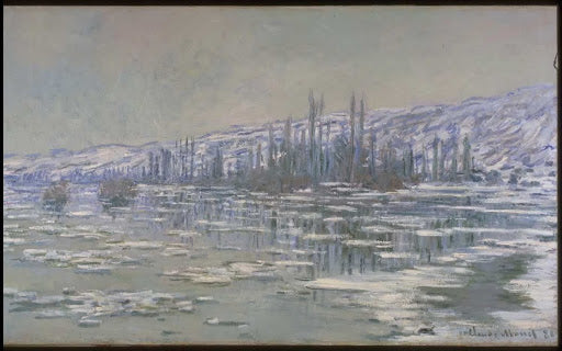 The Break-up of the Ice II Poster | Claude Monet Art Print (1880)