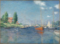 Red Boats, Argenteuil Poster | Claude Monet Art Print