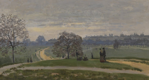 Hyde Park, London Poster | Claude Monet Art Print (1871)
