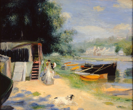 View of Bougival Poster | Pierre-Auguste Renoir Art Print (1873)