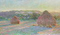Stacks of Wheat (End of Summer) Poster | Claude Monet Art Print (1890)