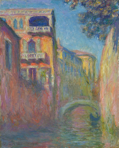 The Rio Della Salute Poster | Claude Monet Art Print (1908)