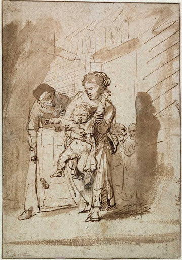 The Unruly Child Poster | Rembrandt van Rijn Art Print