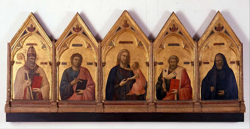Badia Polyptych Poster | Giotto Art Print (1301)