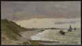 The Seashore at Sainte-Adresse Poster | Claude Monet Art Print (1864)
