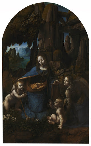 The Virgin of the Rocks Poster | Leonardo da Vinci Art Print (1508)