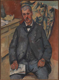 Seated Man Poster | Paul Cézanne Art Print