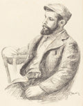 Portrait of Louis Valtat Poster | Pierre-Auguste Renoir Art Print (1904)