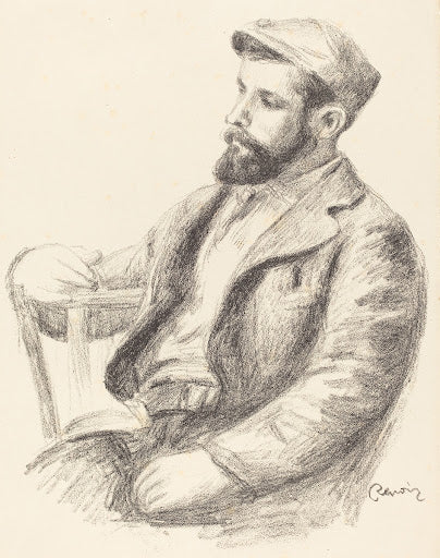 Portrait of Louis Valtat Poster | Pierre-Auguste Renoir Art Print (1904)