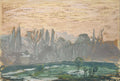 Winter Landscape with Evening Sky Poster | Claude Monet Art Print (1870)