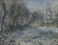 Snow-Covered Landscape Poster | Pierre-Auguste Renoir Art Print (1870)