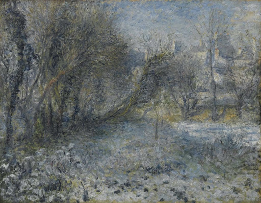 Snow-Covered Landscape Poster | Pierre-Auguste Renoir Art Print (1870)