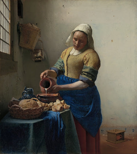 The Milkmaid Poster | Johannes Vermeer Art Print (1660)