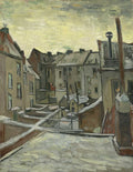Houses Seen from the Back Poster | Vincent van Gogh Art Print (1885)