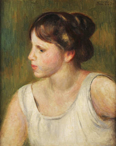 Portrait of a Girl Poster | Pierre-Auguste Renoir Art Print (1895)