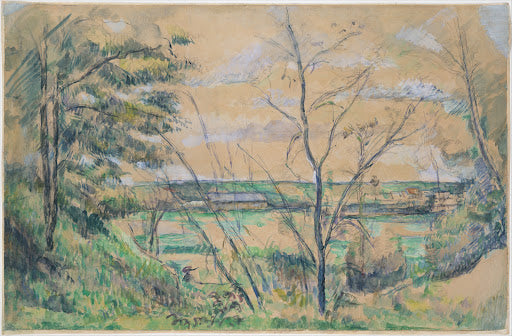 In the Oise Valley Poster | Paul Cézanne Art Print (1878)