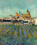 View of Saintes-Maries-de-la-Mer Poster | Vincent van Gogh Art Print (1888)