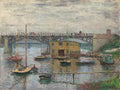 Bridge at Argenteuil on a Gray Day Poster | Claude Monet Art Print (1876)