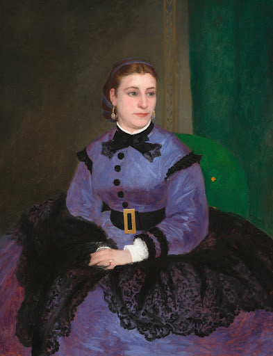 Mademoiselle Sicot Poster | Pierre-Auguste Renoir Art Print (1865)