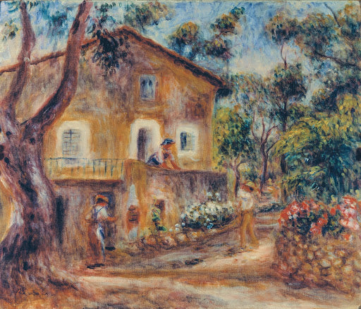 The House at Les Collettes, Cagnes Poster | Pierre-Auguste Renoir Art Print (1912)